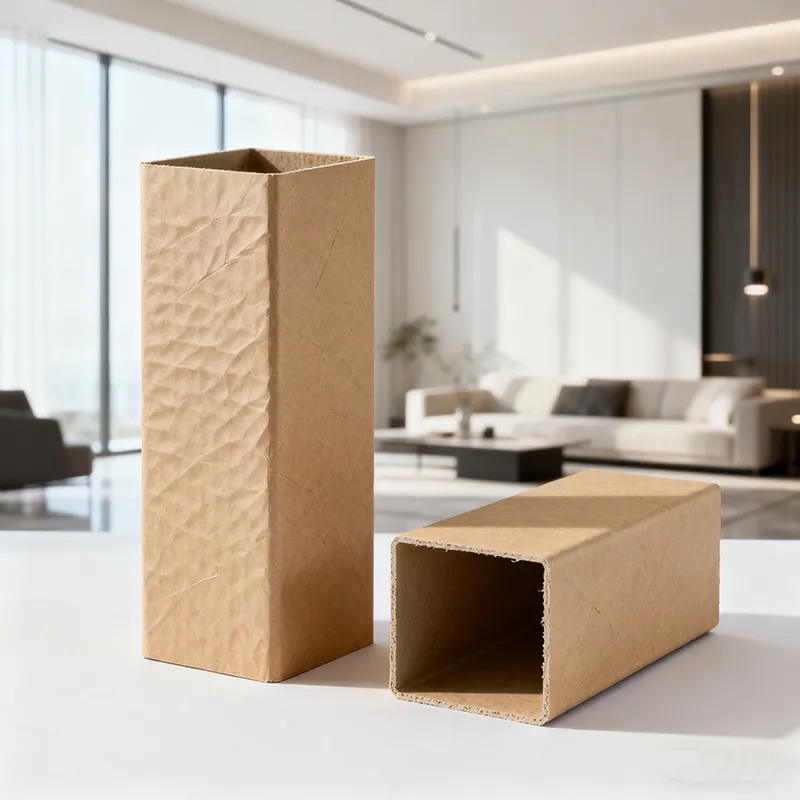 Milieuvriendelijke papieren vierkante buizen